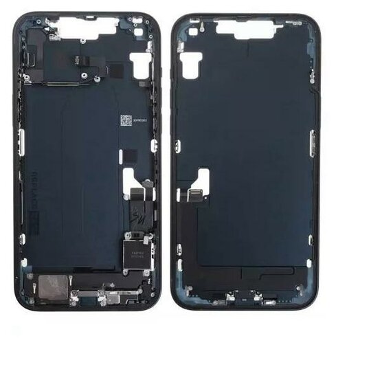 For iPhone 14 Plus Middle Frame Pulled (A) Complete With Parts - Black