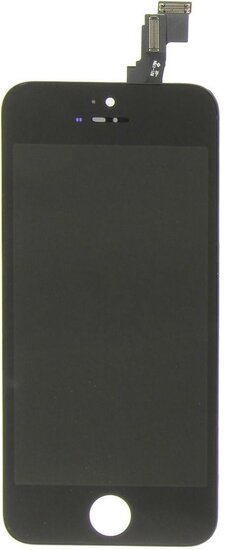 For iPhone 5C-Display + Digitizer +Metal Plate A+ High Quality- Black
