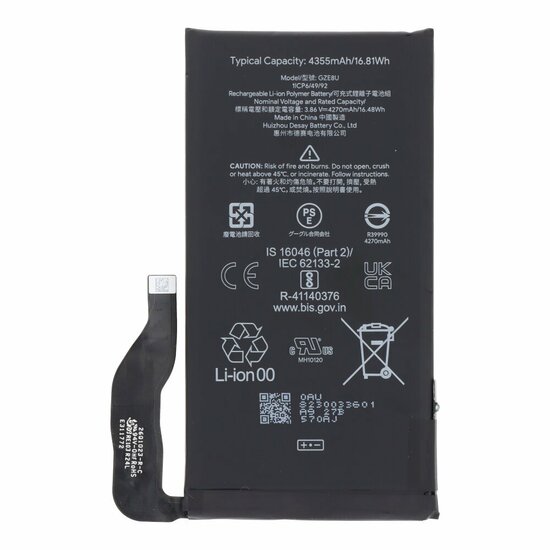 Google Pixel 7- Battery GZE8U 