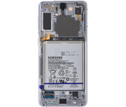 Samsung Galaxy S21 Plus/S21 Plus 5G SM-G996-Display Complete With Battery- Silver Samsung Galaxy S21 Plus/S21 Plus 5G SM-G996-Display Complete With Battery- Silver