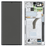 Samsung Galaxy S22 Ultra SM-S908B-Display Complete (No Front Camera)- Phantom Whitea) - Phantom White Samsung Galaxy S22 Ultra SM-S908B-Display Complete (No Front Camera)- Phantom Whitea) - Phantom White