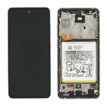 Samsung Galaxy A52 4G/ A52 5G 2021-LCD Display Module + Battery- Awesome White Samsung Galaxy A52 4G/ A52 5G 2021-LCD Display Module + Battery- Awesome White