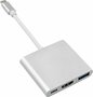 Adapter USB 3.1 C For HDMI 4K + USB 3.0 + USB C 