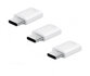 Samsung Connector USB Type C To Micro USB 3-Pack EE-GN930KWEGWW White_