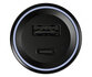 OnePlus SuperVOOC, Car Charger, 80W, 7.3A, 1 X USB-A - 1 X USB-C- Black_