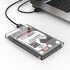 2.5 Inch SATA USB 3.0 Transparante External Case_