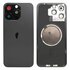For iPhone 15 Pro Back Glass With Flex- Titanium Black_