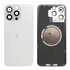 For iPhone 15 Pro Max Back Glass With Flex- Titanium White_